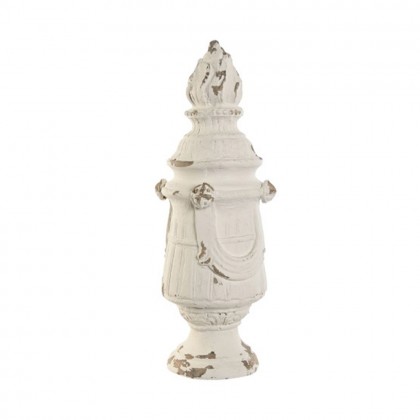 figura decorativa en blanco roto de estilo neoclásico
