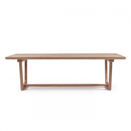 Mesa comedor para exterior de madera de teca, disponible en varias medidas