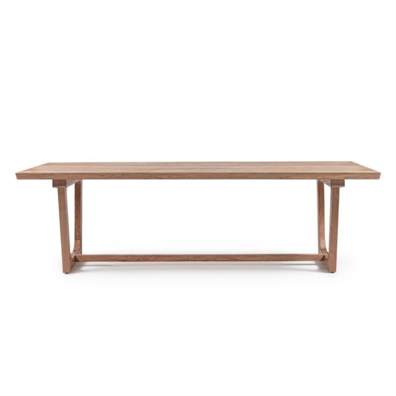 Mesa comedor para exterior de madera de teca, disponible en varias medidas