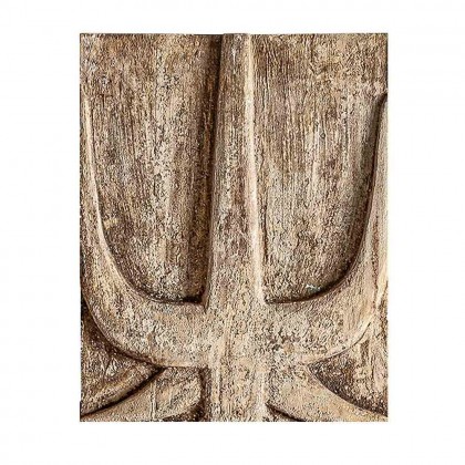 Panel decorativo de estilo étnico, fabricado en madera suar horca