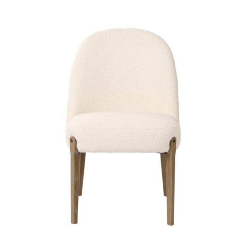 Silla comedor madera fresno poliéster Blanco