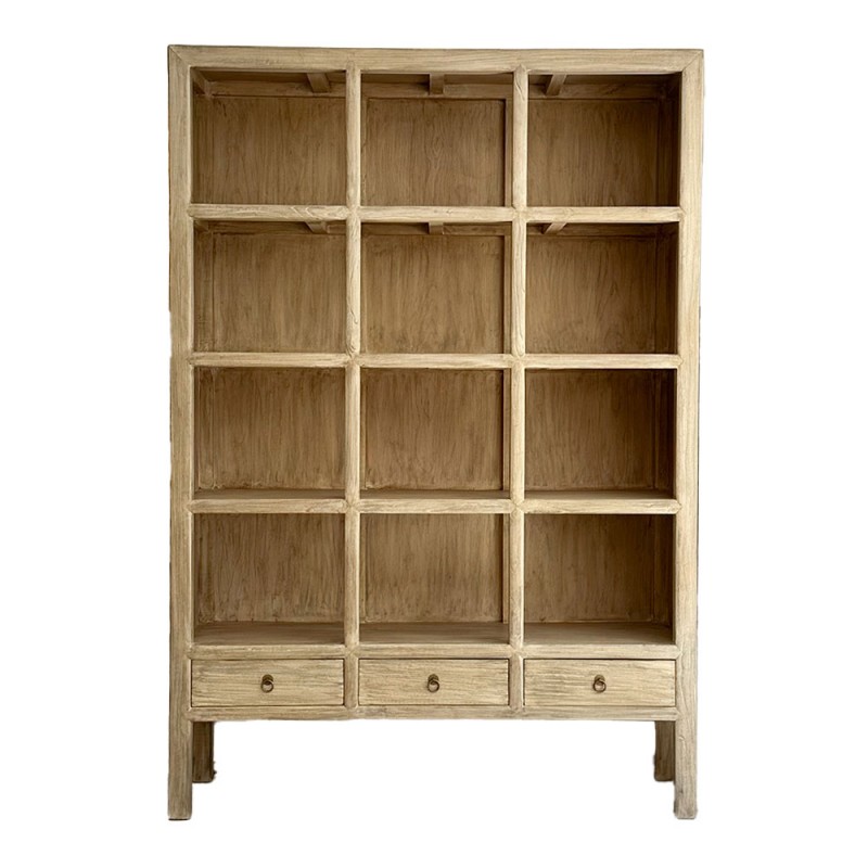 Librería madera de olmo maciza grandes dimensiones Palo Santo