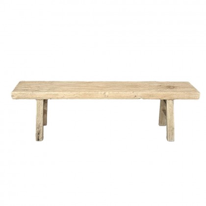 Banco madera Olmo 180cm Palo Santo