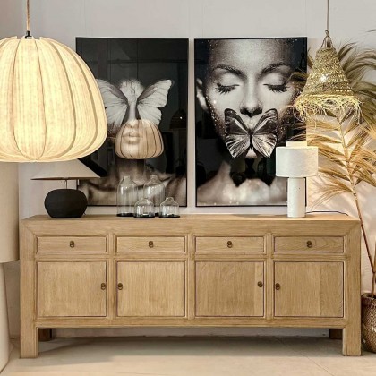 sideboard elm wood antique uniique piece