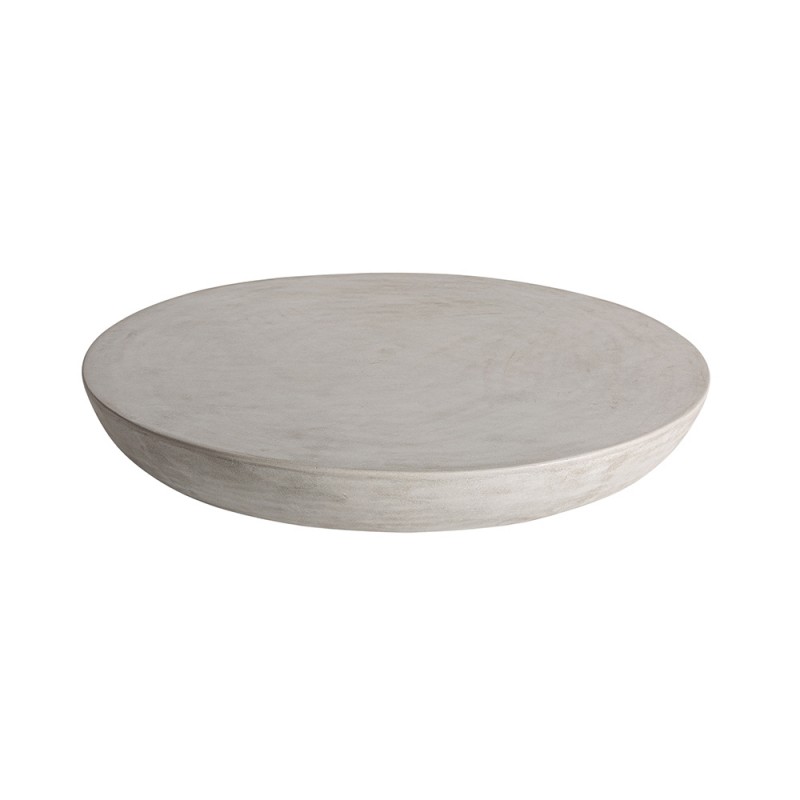 Mesa de centro cemento gris Ø100cm