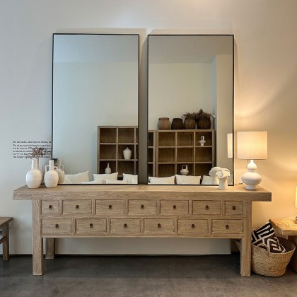 aparador madera olmo estilo rustico 270 cm largo
