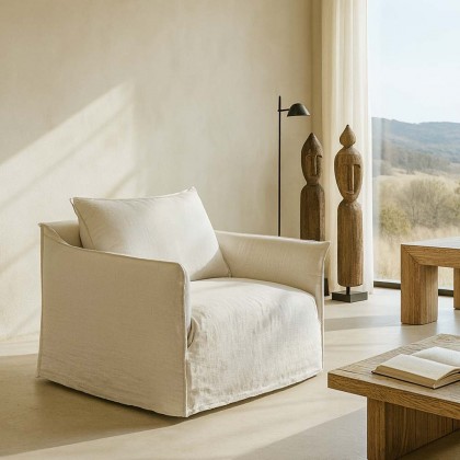 sillon de lino 100% desenfudable