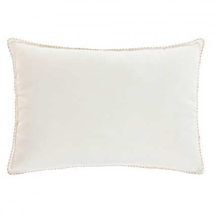 Cojín de lino 60 × 40 cm · Blanco roto