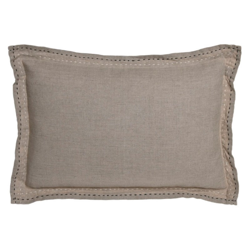 Cojín de lino 60 × 40 cm · Natural
