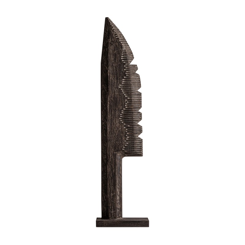 escultura decorativa Waat es una pieza artística en tonos tierra