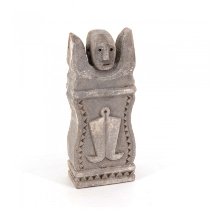 Escultura decorativa de piedra natural PENJI de inspiración oriental y diseño artesanal