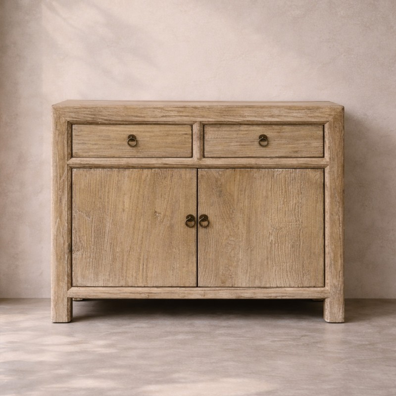 aparador madera de olmo Palo Santo 120cm