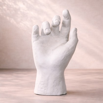 escultura yeso hand arte