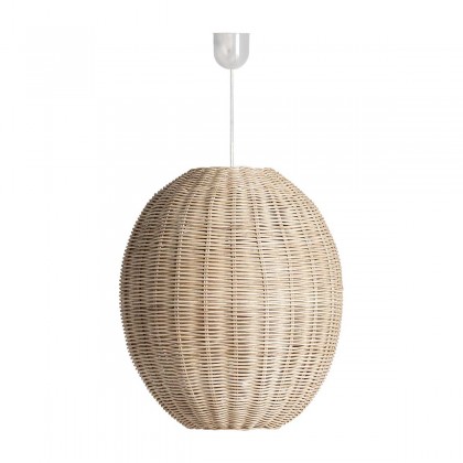 Lámpara TEKAX de fibras naturales, diseño artesanal que aporta calidez y personalidad a cualquier espacio.