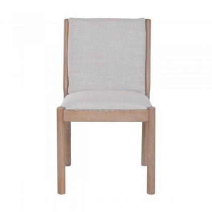 silla comedor madera de fresno tapizada gris claro