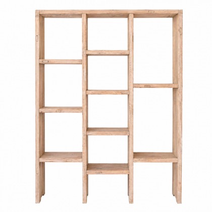 Estantería ROOMS de madera reciclada, diseño vintage con personalidad y esencia artesanal.