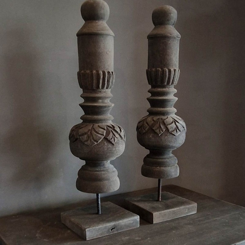 Figura decorativa escultura tallada mano